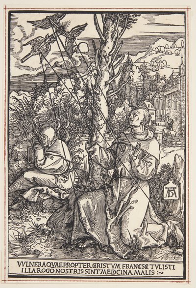 São Francisco recebendo os estigmas de Albrecht Dürer