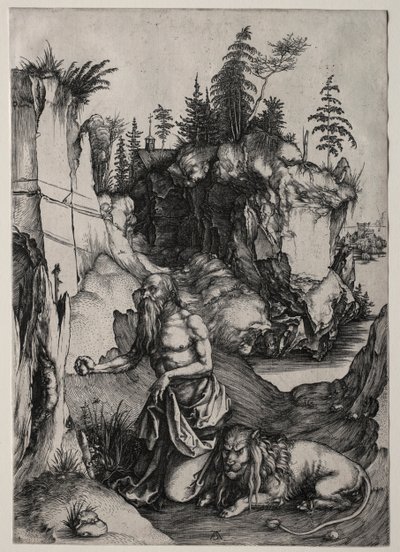 São Jerônimo na Penitência, c. 1497 de Albrecht Dürer