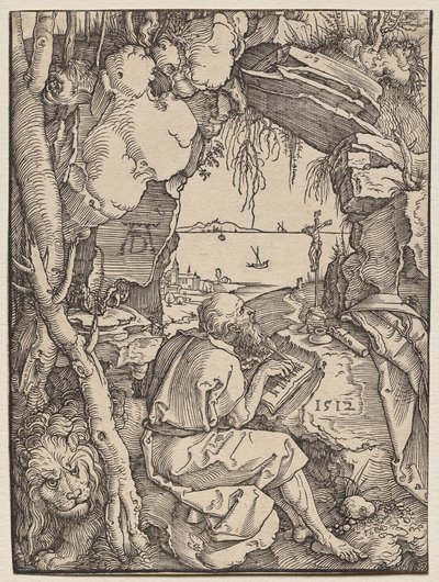 São Jerônimo em uma caverna de Albrecht Dürer