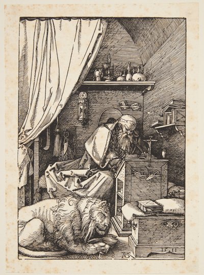 São Jerônimo em sua cela de Albrecht Dürer