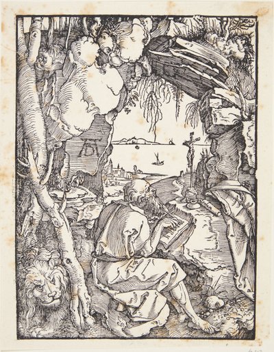 São Jerônimo na caverna de Albrecht Dürer