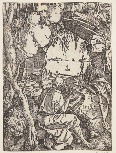 São Jerônimo na caverna de Albrecht Dürer