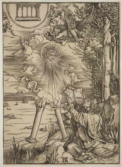 São João devorando o livro de Albrecht Dürer