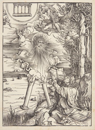 São João devorando o livro de Albrecht Dürer