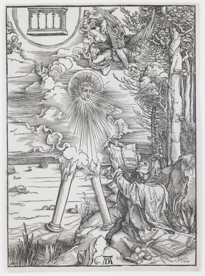 São João Devorando o Livro, de "O Apocalipse" de Albrecht Dürer