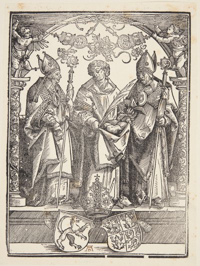 Santo Estêvão com outros dois santos de Albrecht Dürer
