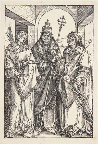 Sts. Lawrence, Sixtus e Stephen de Albrecht Dürer