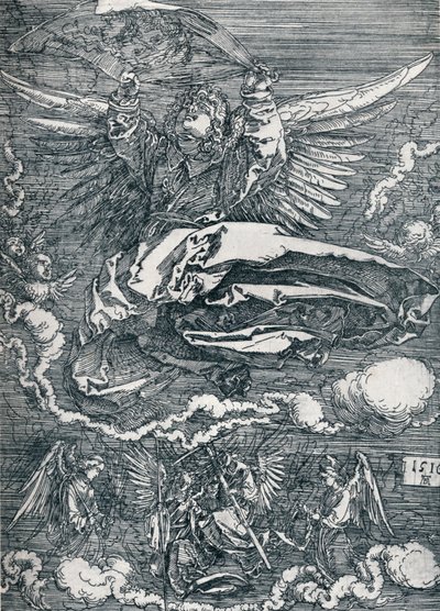 Sudarium Exibido por um anjo, 1516 1906 de Albrecht Dürer