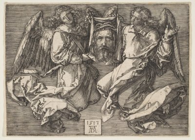 Sudário segurado por dois anjos de Albrecht Dürer