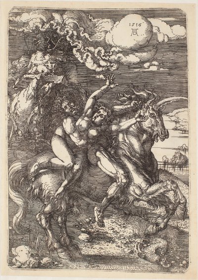 O rapto de Prosérpina de Albrecht Dürer