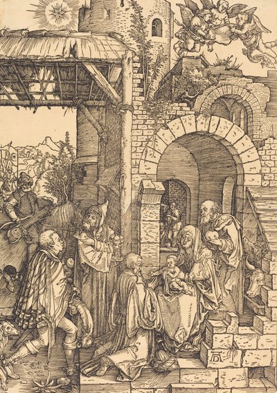 A Adoração dos Magos, c. 15011503. de Albrecht Dürer
