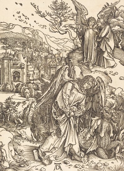 O Anjo com a Chave do Poço Sem Fundo, 1498. de Albrecht Dürer