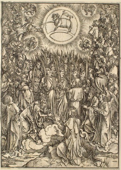 O Apocalipse: A adoração do Cordeiro de Albrecht Dürer