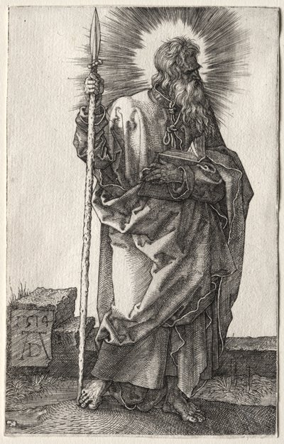 O Apóstolo Tomé de Albrecht Dürer