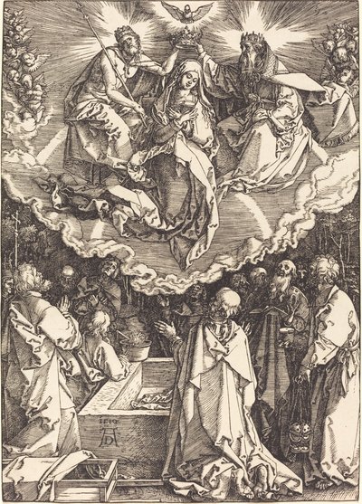 A Assunção e Coroação da Virgem de Albrecht Dürer