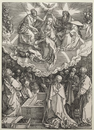 A Assunção e Coroação da Virgem de Albrecht Dürer