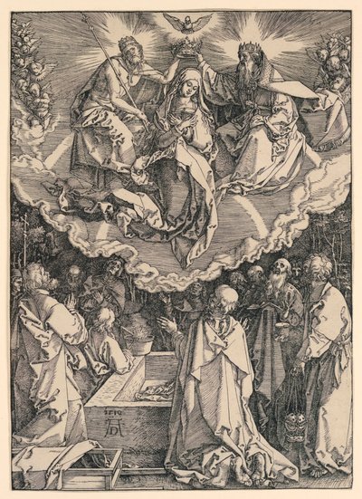 A Assunção da Virgem, da série Vida da Virgem de Albrecht Dürer