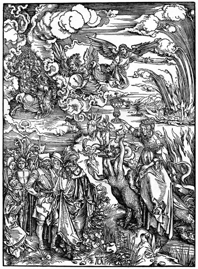 A prostituta babilônica, 1498, 1936. de Albrecht Dürer