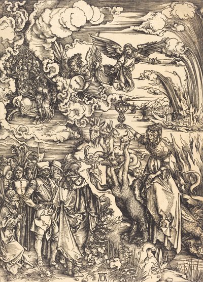 A prostituta babilônica, provavelmente c. 14961498. de Albrecht Dürer