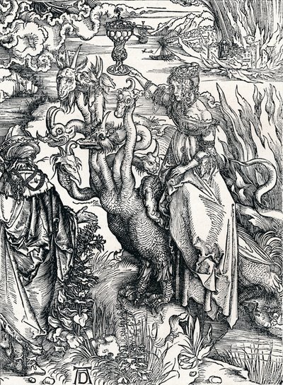 A prostituta babilônica, 1498, 1906 de Albrecht Dürer
