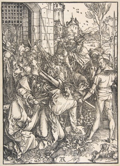 O rumo da cruz, de A grande paixão.nd de Albrecht Dürer