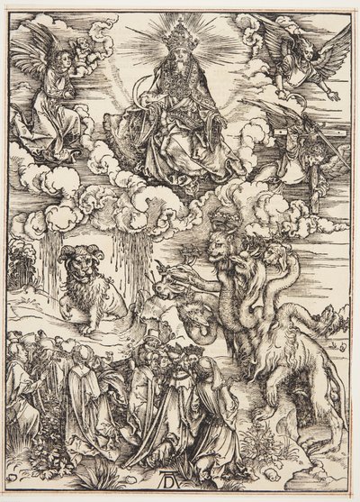 A Besta com Dois Chifres como um Cordeiro de Albrecht Dürer