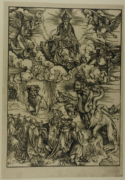 A Besta com Dois Chifres como um Cordeiro, de O Apocalipse de Albrecht Dürer