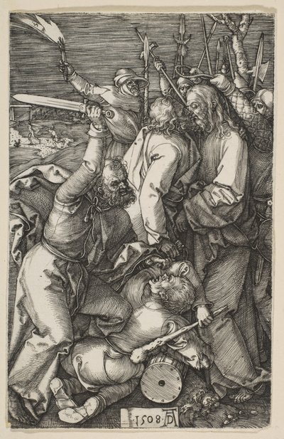 A Traição de Cristo, de The Passion, 1508. de Albrecht Dürer