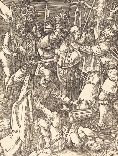 A traição de Cristo, provavelmente c. 15091510. de Albrecht Dürer