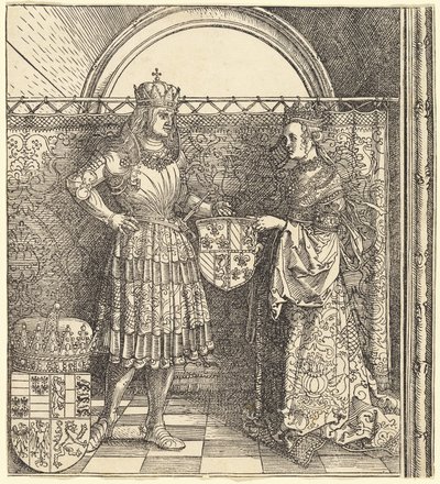 O noivado de Maximiliano com Maria da Borgonha de Albrecht Dürer
