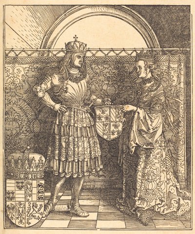 O noivado de Maximiliano com Maria da Borgonha, 1515. de Albrecht Dürer