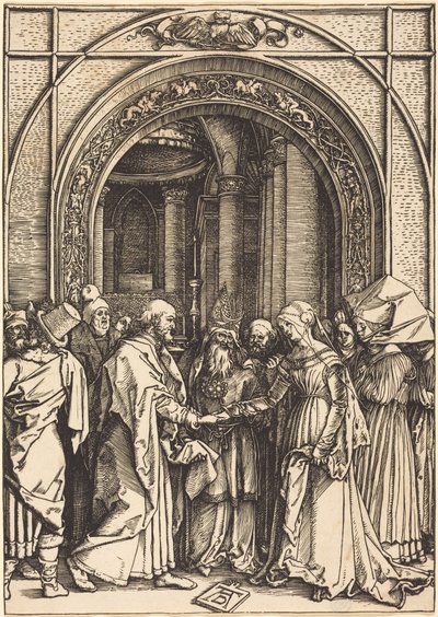O Noivado da Virgem de Albrecht Dürer