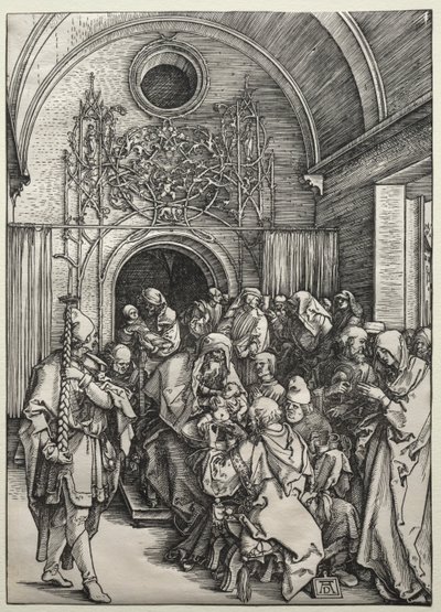 A circuncisão, c. 1504-1505. de Albrecht Dürer