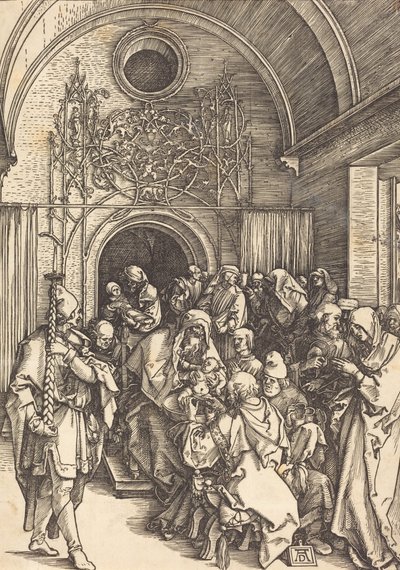 A circuncisão, c. 15041505. de Albrecht Dürer