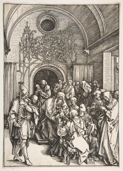 A circuncisão, de A vida da Virgem. de Albrecht Dürer