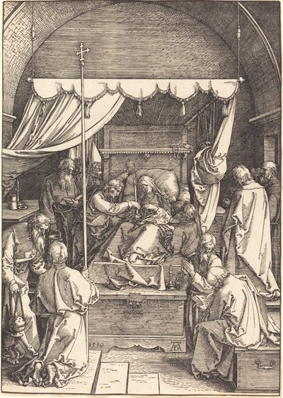 A Morte da Virgem de Albrecht Dürer