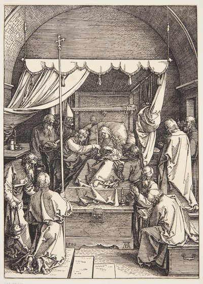 A Morte da Virgem de Albrecht Dürer