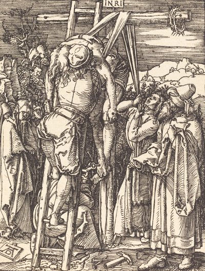 A Descida da Cruz, provavelmente c. 15091510. de Albrecht Dürer