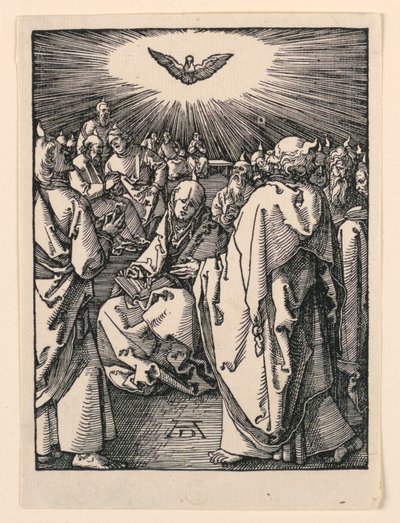 A Descida do Espírito Santo (O Pentecostes), da série A Pequena Paixão de Albrecht Dürer