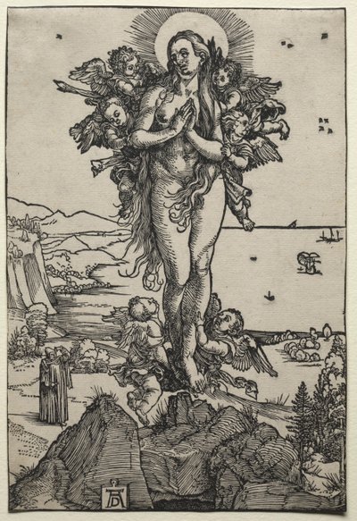 O êxtase de Maria Madalena, 1501-1504. de Albrecht Dürer