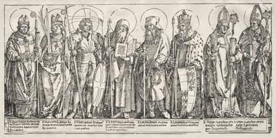 Os Oito Santos da Áustria de Albrecht Dürer