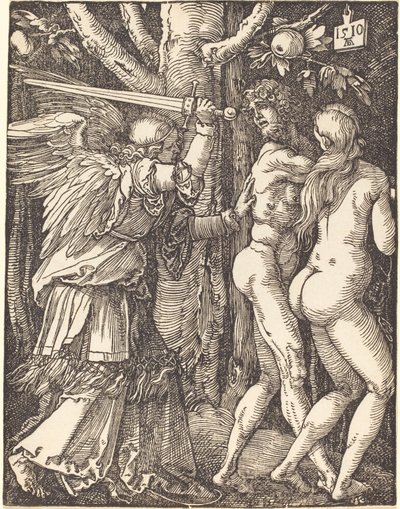 A expulsão do Paraíso, de A Pequena Paixão de Albrecht Dürer