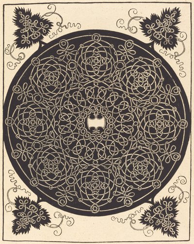 O Quinto Nó (com um escudo branco de seis pontas) de Albrecht Dürer