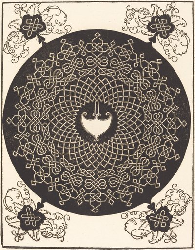 O Primeiro Nó (com um escudo em forma de coração) de Albrecht Dürer