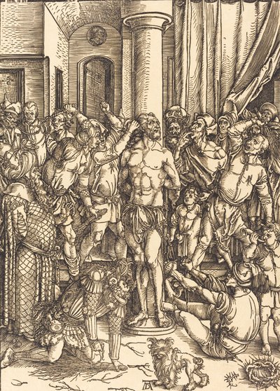 A Flagelação, c. 1497. de Albrecht Dürer
