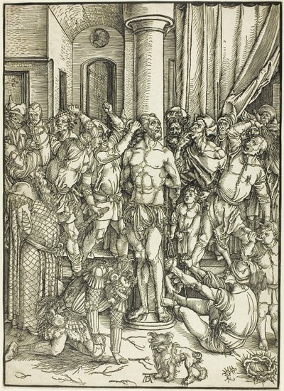 A Flagelação, de A Grande Paixão de Albrecht Dürer