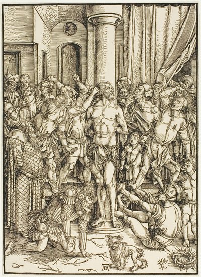 A Flagelação, de A Grande Paixão de Albrecht Dürer