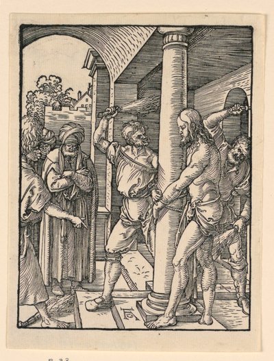 A Flagelação, da série A Pequena Paixão de Albrecht Dürer