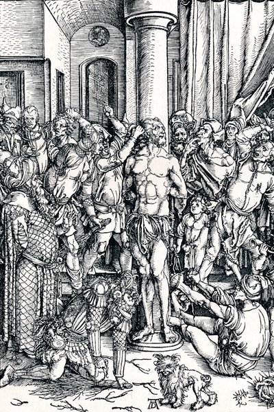 A Flagelação de Cristo, 1498 1906 de Albrecht Dürer