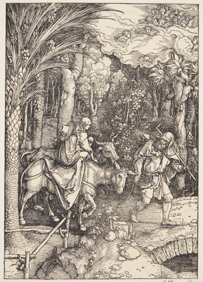 A fuga para o Egito de Albrecht Dürer